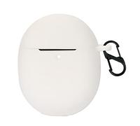 GIOPUEY Étuis Compatible avec Google Pixel Buds Pro/Buds Pro 2, Coque Silicone, Poids léger, Antichoc, Portable - Blanc