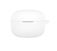 GIOPUEY Étuis Compatible avec Honor Choice Earbuds Clip 2 Pro, Coque Silicone, Poids léger, Antichoc, Portable - Blanc