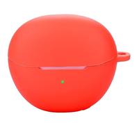 GIOPUEY Étuis Compatible avec Honor Choice Earbuds Clip, Coque Silicone, Poids léger, Antichoc, Portable - Rouge