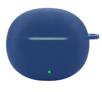 GIOPUEY Étuis Compatible avec Honor Earbuds X7, Coque Silicone, Poids léger, Antichoc, Portable - Bleu foncé