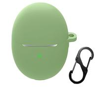GIOPUEY Étuis Compatible avec Huawei Freebuds 6, Coque Silicone, Poids léger, Antichoc, Portable - Vert