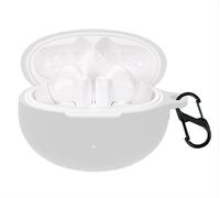 GIOPUEY Étuis Compatible avec Huawei FreeBuds 6i, Coque Silicone, Poids léger, Antichoc, Portable - Gris