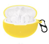 GIOPUEY Étuis Compatible avec Huawei FreeBuds 6i, Coque Silicone, Poids léger, Antichoc, Portable - Jaune