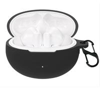 GIOPUEY Étuis Compatible avec Huawei FreeBuds 6i, Coque Silicone, Poids léger, Antichoc, Portable - Noir