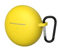 GIOPUEY Étuis Compatible avec Huawei Freebuds 7i, Coque Silicone, Poids léger, Antichoc, Portable - Jaune