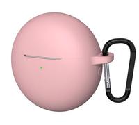 GIOPUEY Étuis Compatible avec Huawei Freebuds 7i, Coque Silicone, Poids léger, Antichoc, Portable - Rose