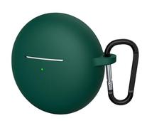 GIOPUEY Étuis Compatible avec Huawei Freebuds 7i, Coque Silicone, Poids léger, Antichoc, Portable - Vert armée