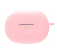 GIOPUEY Étuis Compatible avec Huawei FreeBuds Pro 5, Coque Silicone, Poids léger, Antichoc, Portable - Rose