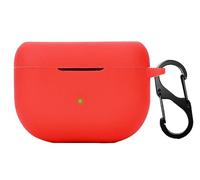GIOPUEY Étuis Compatible avec Jabra Elite 8 Active/8 Active Gen 2/Elite 10/10 Gen 2, Coque Silicone, Poids léger, Antichoc, Portable - Rouge