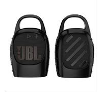 GIOPUEY Étuis Compatible avec JBL Clip 5, Coque Silicone, Poids léger, Antichoc, Portable - Noir