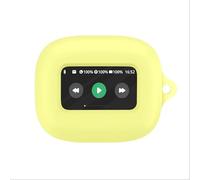 GIOPUEY Étuis Compatible avec JBL Live Beam 3, Coque Silicone, Poids léger, Antichoc, Portable - Jaune
