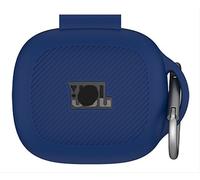 GIOPUEY Étuis Compatible avec JBL Live Pro 2, Coque Silicone, Poids léger, Antichoc, Portable - Bleu foncé