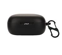 GIOPUEY Étuis Compatible avec JBL Live Pro 2 TWS, Coque Silicone, Poids léger, Antichoc, Portable - Noir