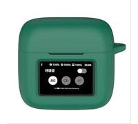 GIOPUEY Étuis Compatible avec JBL Tour Pro 3, Coque Silicone, Poids léger, Antichoc, Portable - Vert armée