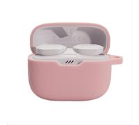 GIOPUEY Étuis Compatible avec JBL Tune 235NC, Coque Silicone, Poids léger, Antichoc, Portable - Rose