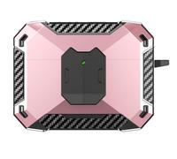 GIOPUEY Étuis Compatible avec JBL Wave Beam/Wave Beam 2, [Antichoc] Combinaison de matériaux PC Dur et TPU Souple [Anti Empreintes Digitales] - Pink