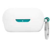 GIOPUEY Étuis Compatible avec JLab JBuds Mini, Coque Silicone, Poids léger, Antichoc, Portable - Blanc