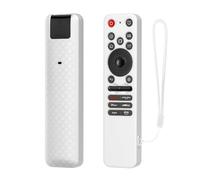 GIOPUEY Étuis Compatible avec LG MR25GA Remote, Coque Silicone, Poids léger, Antichoc, Portable - Blanc