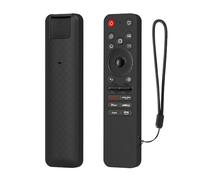 GIOPUEY Étuis Compatible avec LG MR25GA Remote, Coque Silicone, Poids léger, Antichoc, Portable - Noir