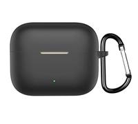 GIOPUEY Étuis Compatible avec Motorola Moto Buds Loop, Coque Silicone, Poids léger, Antichoc, Portable - Noir