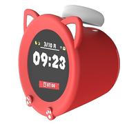 GIOPUEY Étuis Compatible avec Nintendo Sound Clock Alarmo, Coque Silicone, Poids léger, Antichoc, Portable - Rouge