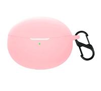 GIOPUEY Étuis Compatible avec Oppo Enco Air 2 Pro, Coque Silicone, Poids léger, Antichoc, Portable - Rose