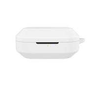 GIOPUEY Étuis Compatible avec Realme Buds Air 8, Coque Silicone, Poids léger, Antichoc, Portable - Blanc