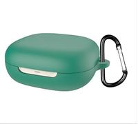 GIOPUEY Étuis Compatible avec SHOKZ OpenFit 2 T920, Coque Silicone, Poids léger, Antichoc, Portable - Vert armée