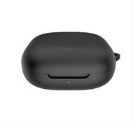 GIOPUEY Étuis Compatible avec Shokz OpenFit Air, Coque Silicone, Poids léger, Antichoc, Portable - Noir