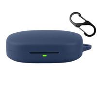 GIOPUEY Étuis Compatible avec SHOKZ OpenFit Pro (T010), Coque Silicone, Poids léger, Antichoc, Portable - Bleu foncé