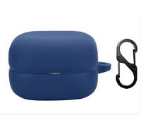 GIOPUEY Étuis Compatible avec Sony LinkBuds Fit, Coque Silicone, Poids léger, Antichoc, Portable - Bleu foncé