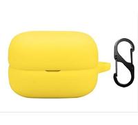 GIOPUEY Étuis Compatible avec Sony LinkBuds Fit, Coque Silicone, Poids léger, Antichoc, Portable - Jaune