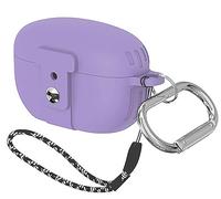 GIOPUEY Étuis Compatible avec Sony WF-1000XM5, Coque Silicone, Poids léger, Antichoc, Portable - Purple