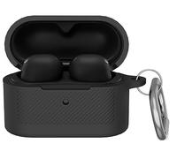 GIOPUEY Étuis Compatible avec Sony WF-1000XM6, Coque Silicone, Poids léger, Antichoc, Portable - Noir