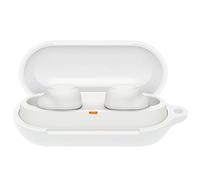 GIOPUEY Étuis Compatible avec Sony WF-C710N, Coque Silicone, Poids léger, Antichoc, Portable - Blanc