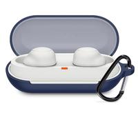 GIOPUEY Étuis Compatible avec Sony WF-C710N, Coque Silicone, Poids léger, Antichoc, Portable - Bleu foncé