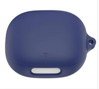 GIOPUEY Étuis Compatible avec Soundcore Liberty 4 Pro, Coque Silicone, Poids léger, Antichoc, Portable - Bleu foncé
