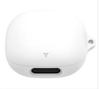 GIOPUEY Étuis Compatible avec Soundcore Liberty 4 Pro, Coque Silicone, Poids léger, Antichoc, Portable - Blanc