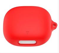 GIOPUEY Étuis Compatible avec Soundcore Liberty 4 Pro, Coque Silicone, Poids léger, Antichoc, Portable - Rouge