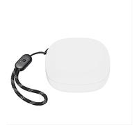 GIOPUEY Étuis Compatible avec Soundcore P20i/P25i, Coque Silicone, Poids léger, Antichoc, Portable - Blanc