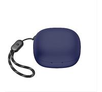 GIOPUEY Étuis Compatible avec Soundcore P20i/P25i, Coque Silicone, Poids léger, Antichoc, Portable - Bleu foncé