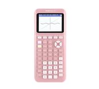 GIOPUEY Étuis Compatible avec Texas Instruments TI-84 Plus CE, Coque Silicone, Poids léger, Antichoc, Portable - Rose