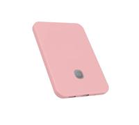 GIOPUEY Étuis Compatible avec Xiaomi Ultrathin Magnetic Power Bank 5000 15W, Coque Silicone, Poids léger, Antichoc, Portable - Rose