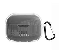 GIOPUEY Étuis JBL Tune 130NC TWS Coque TPU,JBL Tune 130NC TWS Case Cover Transparent, Ultra-Mince, JBL Tune 130NC TWS Étui Protecteur - Transparent