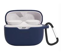 GIOPUEY Étuis JBL Tune 230NC TWS Coque Silicone, JBL Tune 230NC TWS Case Cover, Ultra-Mince, JBL Tune 230NC TWS Étui Protecteur - Bleu foncé