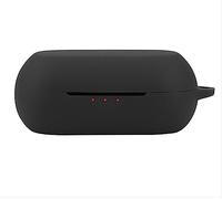 GIOPUEY Étuis pour Anker Soundcore Life A1, Coque Silicone, Poids léger, Antichoc, Portable - Noir