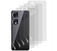 GIOPUEY Film Protection Arriere Compatible avec Honor 90 5G, [4 Pièces] 0.1mm Ultra-Mince Pet Doux Back Flim [Antidérapant] [Anti Empreintes Digitales]