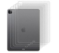 GIOPUEY Film Protection Arriere Compatible avec iPad Pro 12.9 2020/2021/2022, 4 Pièces 0.1mm Ultra-Mince Pet Doux Back Flim [Antidérapant] [Anti Empreintes Digitales]