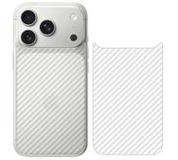 GIOPUEY Film Protection Arriere Compatible avec iPhone 17 Pro, 4 Pièces 0.1mm Ultra-Mince Pet Doux Back Flim [Antidérapant] [Anti Empreintes Digitales]