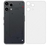 GIOPUEY Film Protection Arriere Compatible avec Nothing Phone 3a Lite, 4 Pièces 0.1mm Ultra-Mince Pet Doux Back Flim [Antidérapant] [Anti Empreintes Digitales]